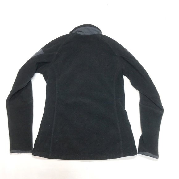 REI Polartec Black Fleece Full Zip Jacket Women's Medium - Picture 7 of 7